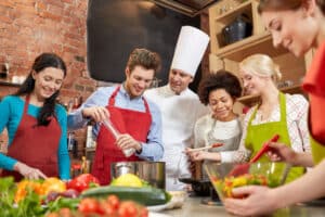 cuisine avec des ingrédients fermiers et locaux